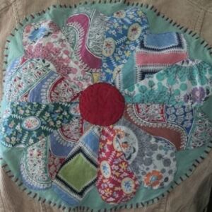 Jacket, Dresden Quilt Patch, Beige Corduroy